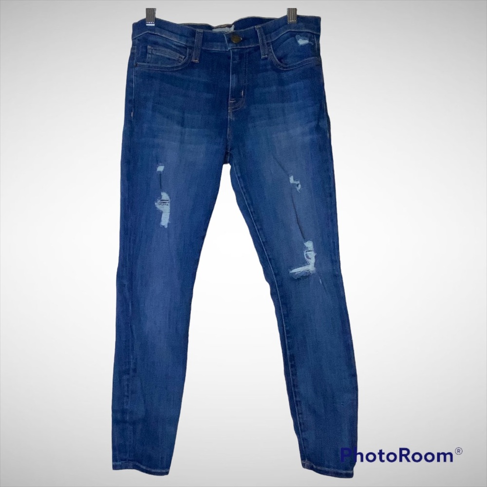 Current Elliot Blue Distressed Jeans Size 29